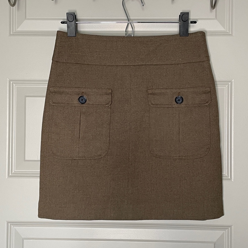 LOFT Utility Shift Skirt - Size 4P